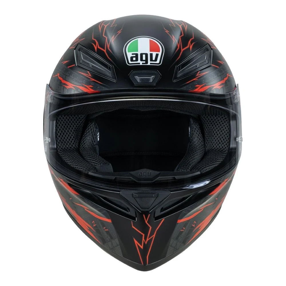 AGV K1 S Gladiator Matte Black/Gold/Red Helmet - Image 3