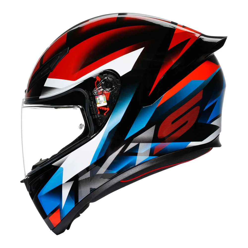 AGV K1 S Fastlap Black/Red/Blue Helmet - Image 4