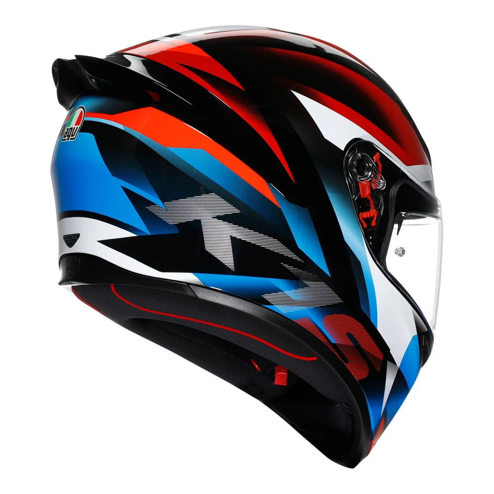 AGV K1 S Fastlap Black/Red/Blue Helmet - Image 6