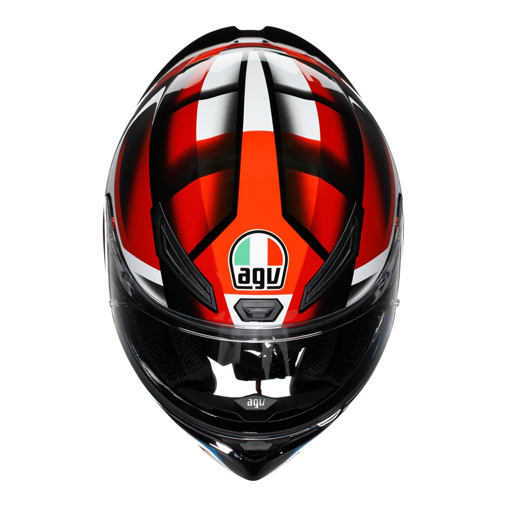 AGV K1 S Fastlap Black/Red/Blue Helmet - Image 7