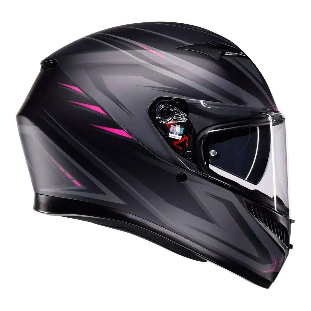 AGV K3 Syth Matte Black/Pink Helmet - Image 2