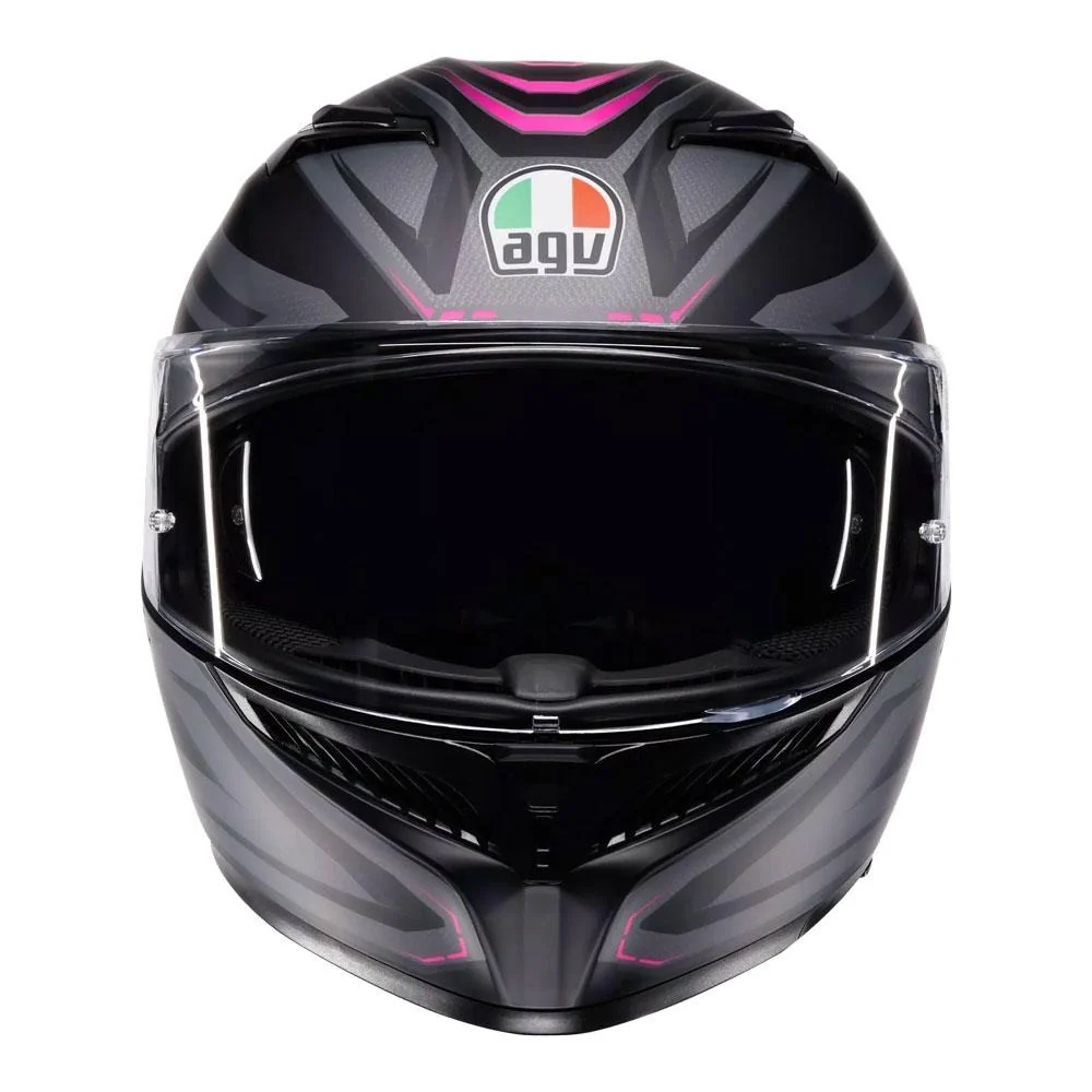 AGV K3 Syth Matte Black/Pink Helmet - Image 3