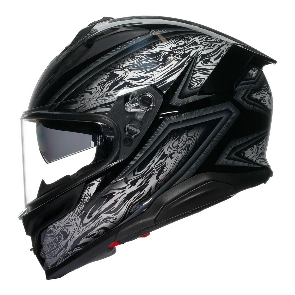 AGV K7 Damascus Black/Silver Helmet - Image 4