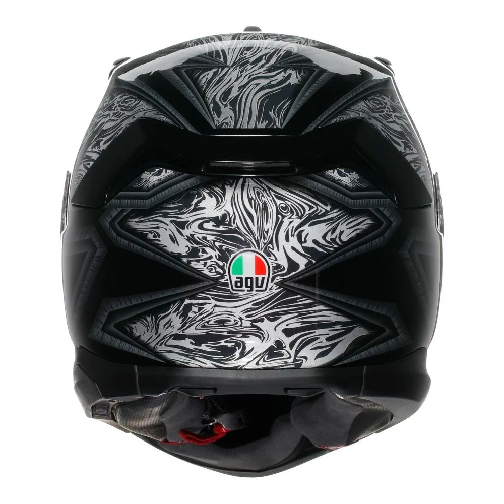 AGV K7 Damascus Black/Silver Helmet - Image 6