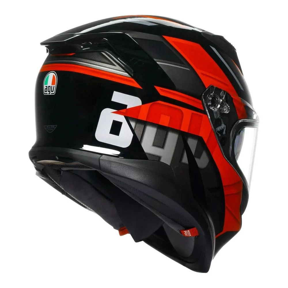 AGV K7 Taurax Black/Red Helmet - Image 5