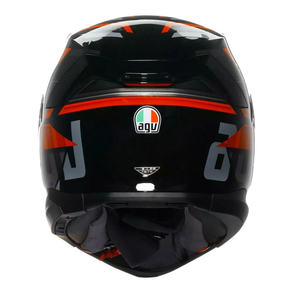 AGV K7 Taurax Black/Red Helmet - Image 6