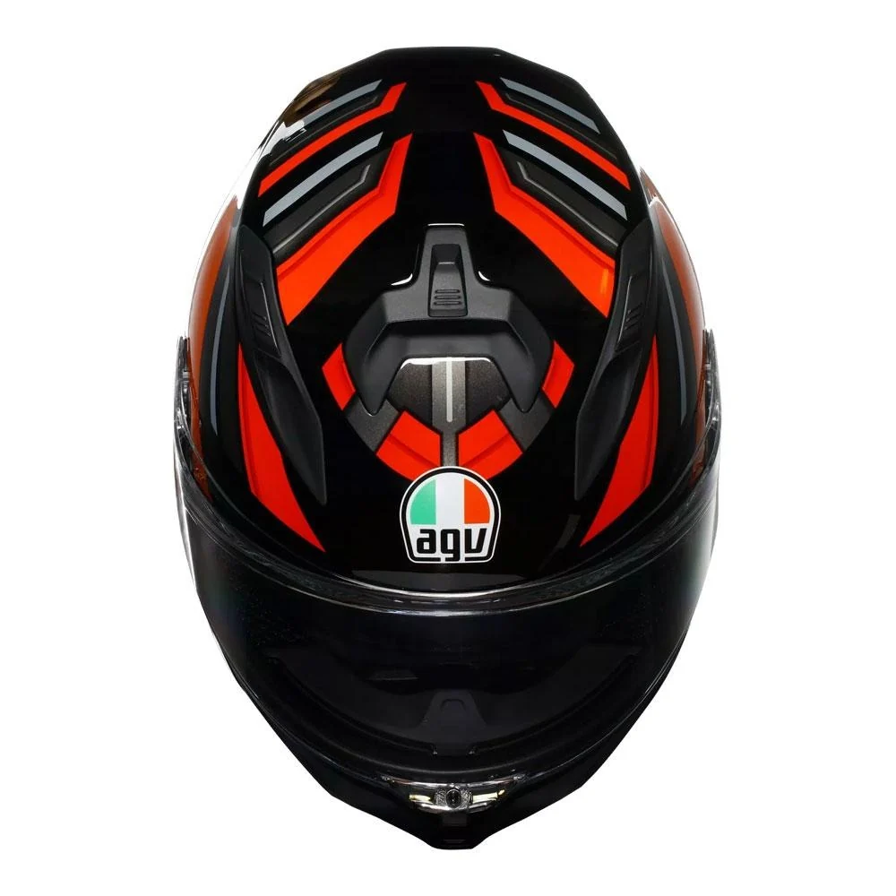 AGV K7 Taurax Black/Red Helmet - Image 7