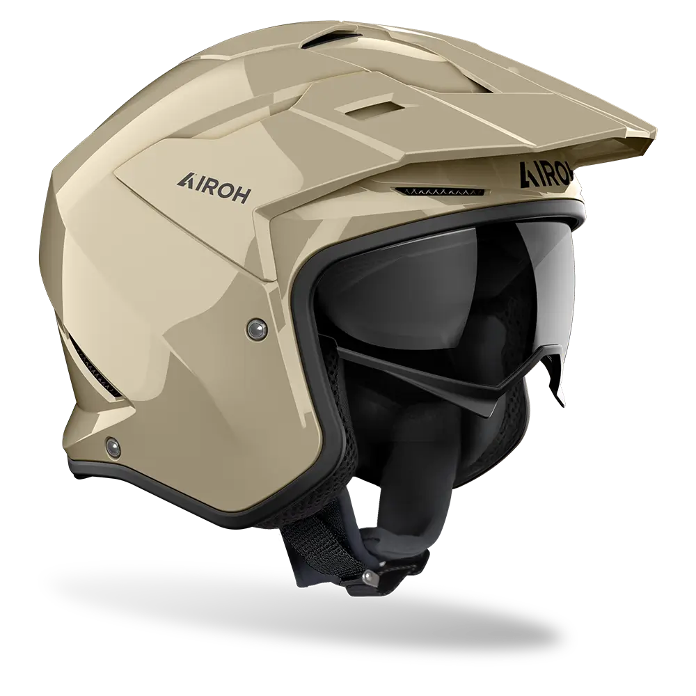 Airoh Kombakt Gloss Mocha Helmet - Image 3