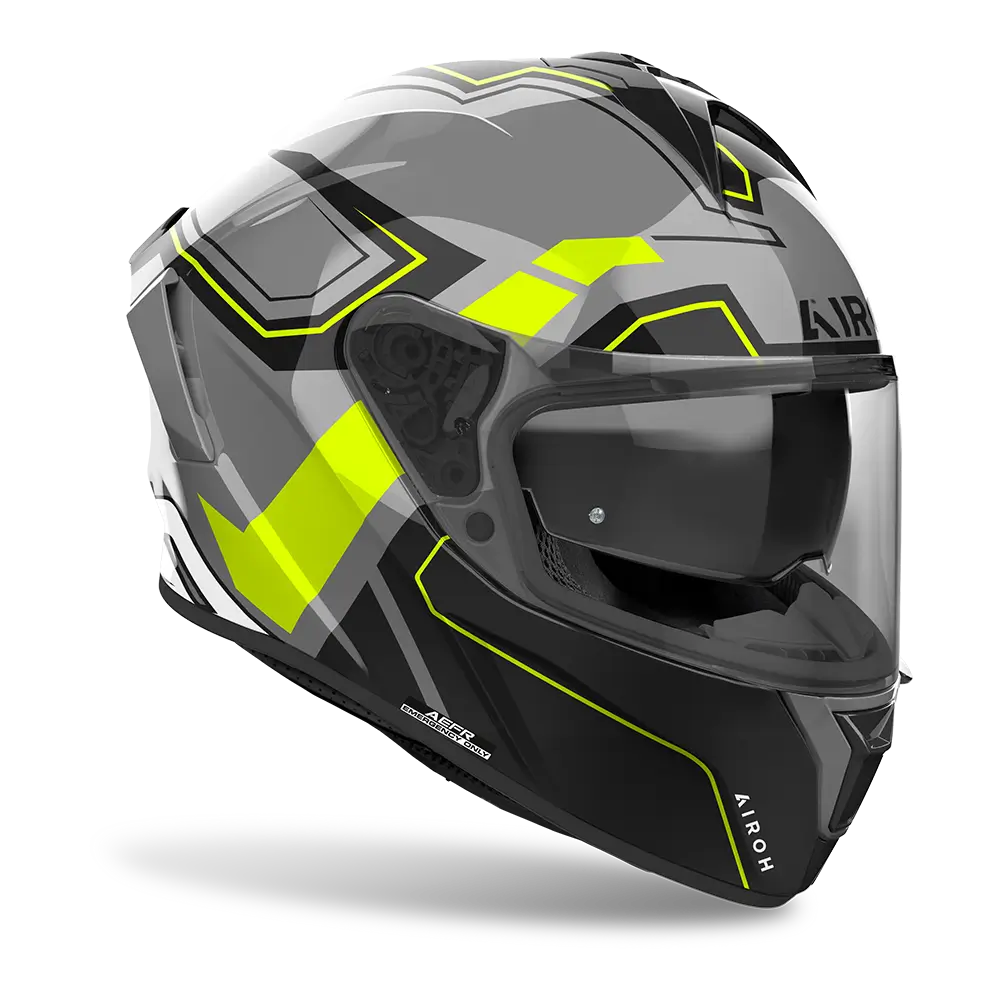 Airoh Spark 2 Dart Gloss Yellow Helmet - Image 3
