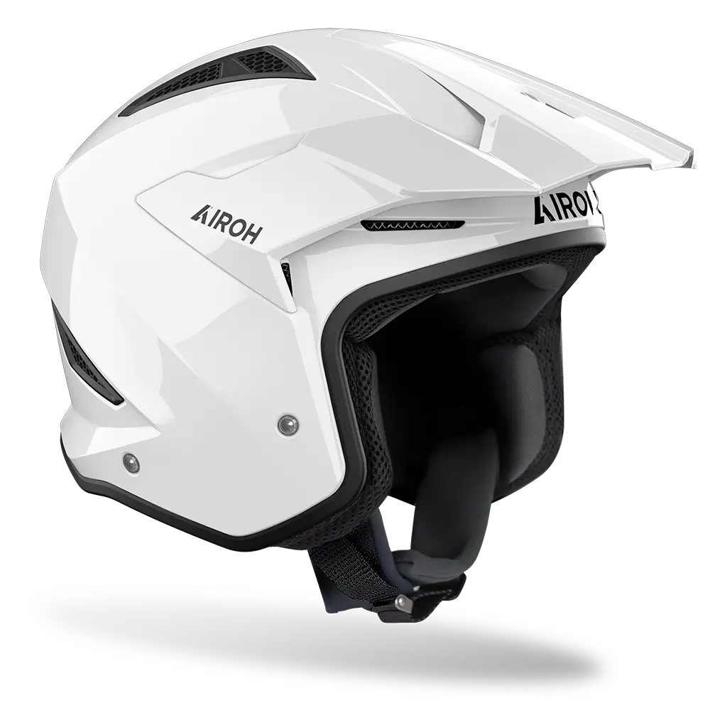 Airoh TRR II Trial Gloss White Helmet - Image 3