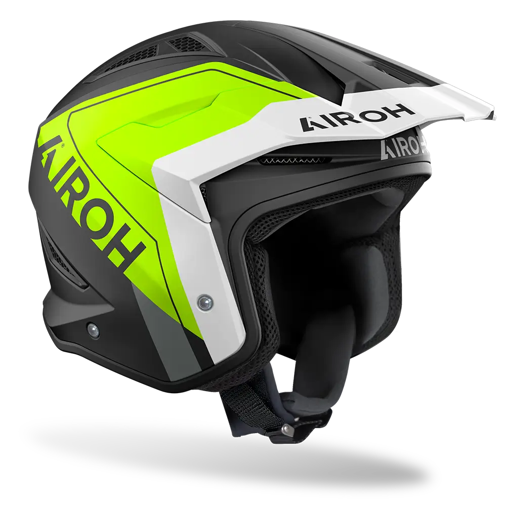 Airoh TRR II Trial Hunt Matte Yellow Helmet - Image 2