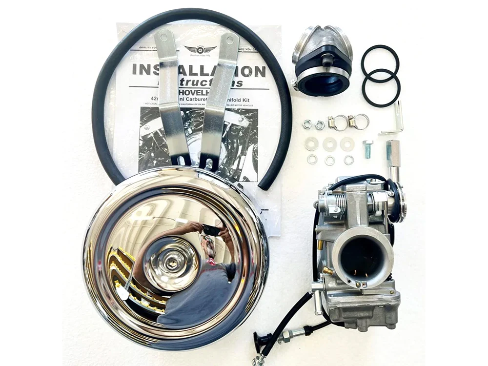 American Prime MFG APM-1041-0055 Mikuni HSR42 Total Kit for Harley-Davidson Big Twin Shovelhead 66-84