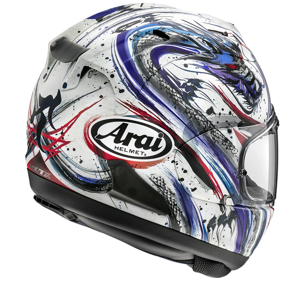Arai RX-7V EVO Kiyonari Matte Trico Helmet - Image 2