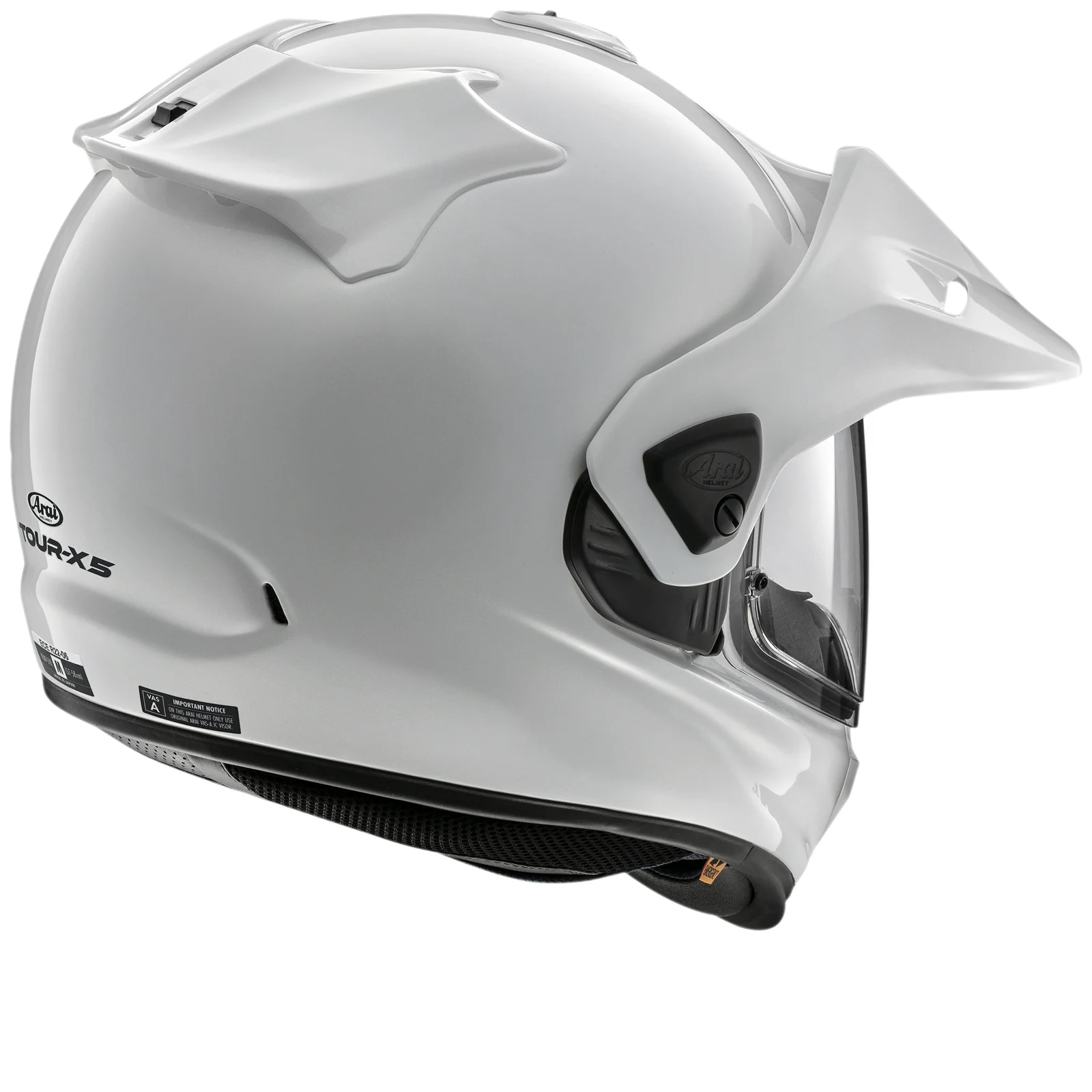 Arai Tour-X5 Gloss White Helmet [SM][INTERNAL] - Image 2