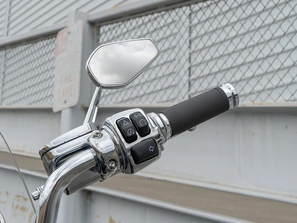 Arlen Ness AN-13-157 Mini Stocker Forged Left Mirror Chrome - Image 4