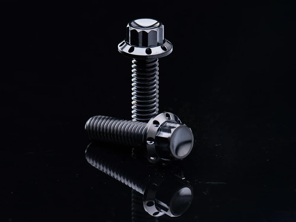 Arlen Ness AN-300-704 Titanium 12-Point Transmission Side Cover Bolt Kit Black for Harley-Davidson Touring 07-23/Softail 07-24/Dyna 06-17 - Image 2