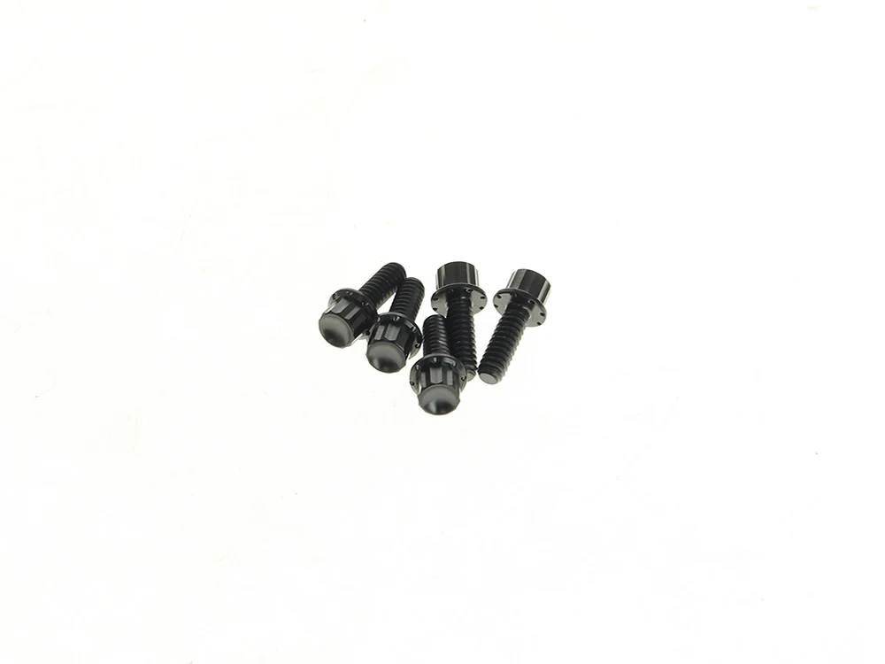 Arlen Ness AN-300-924 Titanium 12-Point Derby Cover Bolt Kit Black for Harley-Davidson Softail 18-Up