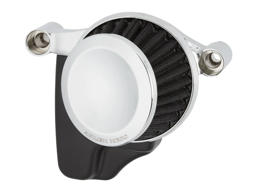 Arlen Ness AN-600-021 Mini 22 Degree Air Cleaner Kit Chrome for Harley-Davidson Touring 17-24/Softail 18-24 - Image 2