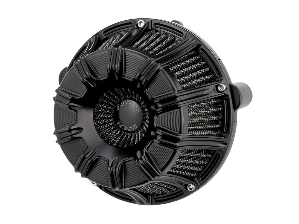 Arlen Ness AN-600-220 10-Gauge Air Cleaner Kit Black for Harley-Davidson CVO Touring 23-Up/Street Glide/Road Glide 24-Up/Touring/Softail 25-Up - Image 2