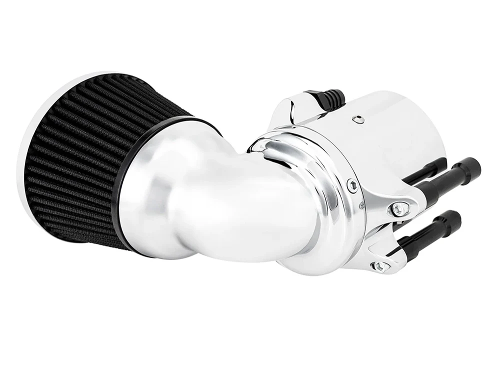 Arlen Ness AN-800-003 90 Degree Velocity Air Cleaner Kit Chrome for Indian Touring/Cruiser 14-Up w/111ci or 116ci Thunderstroke Engines - Image 2