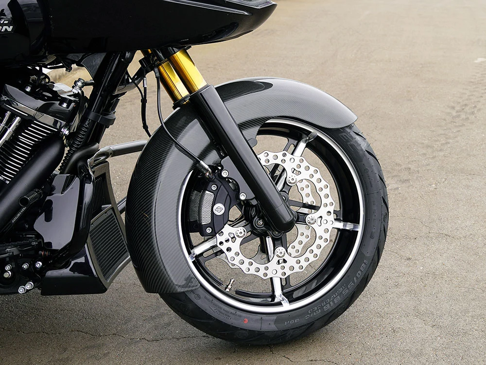 Arlen Ness AN-91-652 18" x 5.5" Fat Factory 24 Replica Wheel Gloss Black for Harley-Davidson Touring 24-Up - Image 2