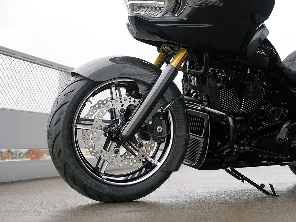 Arlen Ness AN-91-652 18" x 5.5" Fat Factory 24 Replica Wheel Gloss Black for Harley-Davidson Touring 24-Up - Image 3