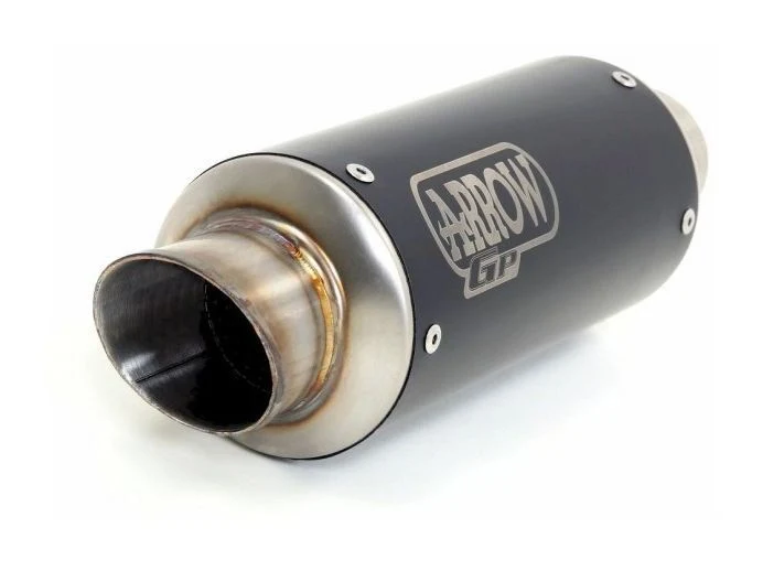 Arrow 71546GPI GP2 Dark Nichrom Slip-On Muffler w/Titanium End Cap/Stainless Steel Mid-Pipe for Honda CB 1000 R 18-24 - Image 2