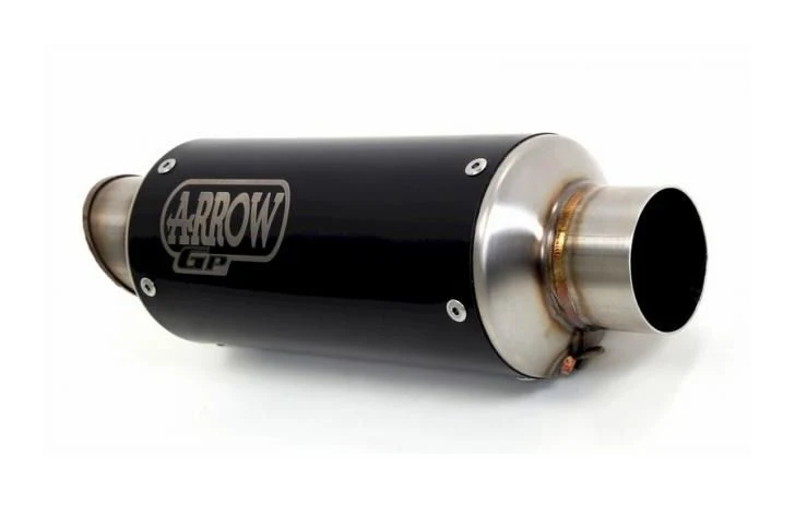 Arrow 71546GPI GP2 Dark Nichrom Slip-On Muffler w/Titanium End Cap/Stainless Steel Mid-Pipe for Honda CB 1000 R 18-24 - Image 3