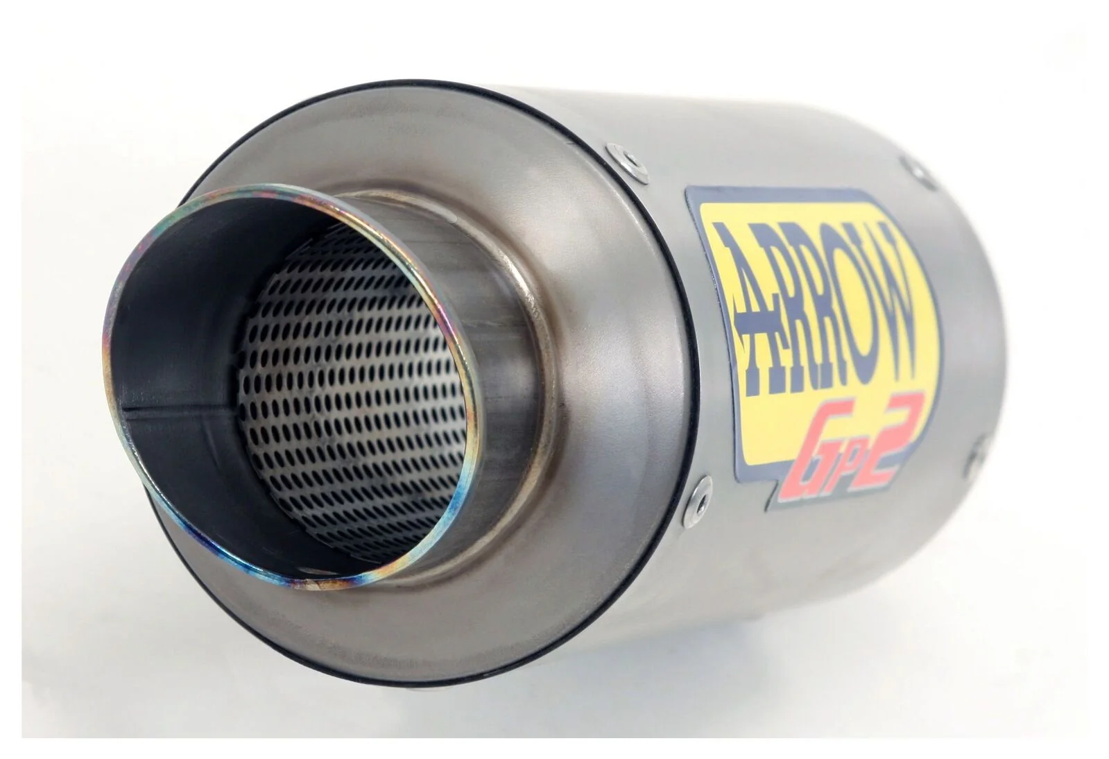 Arrow 71549GP GP2 Titanium Slip-On Muffler w/Titanium End Cap & Stainless Steel Link Pipe for KTM 790 Duke 18-20/890 Duke R 20-23 - Image 3
