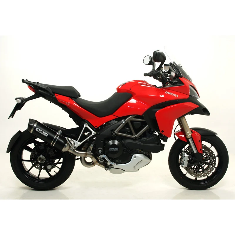 Arrow 71768AKN Race-Tech Dark Aluminium Slip-On Muffler w/Carbon End Cap for Ducati Ducati Monster 821 14-17/1200 14-15/Multistrada 1200/S 10-14/Diave - Image 6