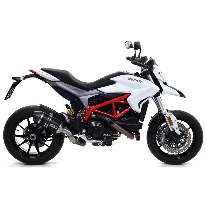Arrow 71806AKN Race-Tech Dark Aluminium Slip-On Muffler w/Carbon End Cap for Ducati Hypermotard/Hyperstrada 821/Hypermotard/Hyperstrada 939 - Image 2