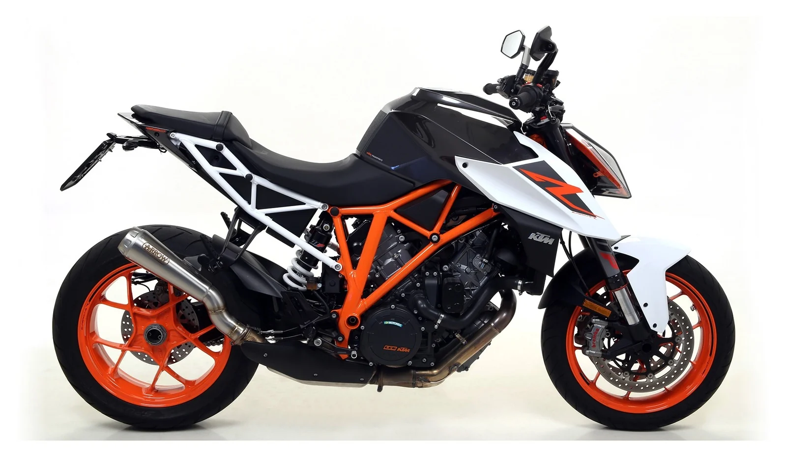Arrow 71820PR Pro-Race Titanium Slip-On Muffler w/Titanium End Cap for KTM 1290 SuperDuke R 17-19/1290 SuperDuke GT 17-21 - Image 4