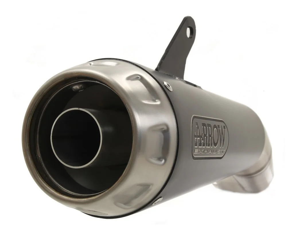Arrow 71874PRN Pro-Race Dark Nichrom Slip-On Muffler w/Steel End Cap for Kawasaki Ninja 400 18-20/Z 400 19-20 - Image 2