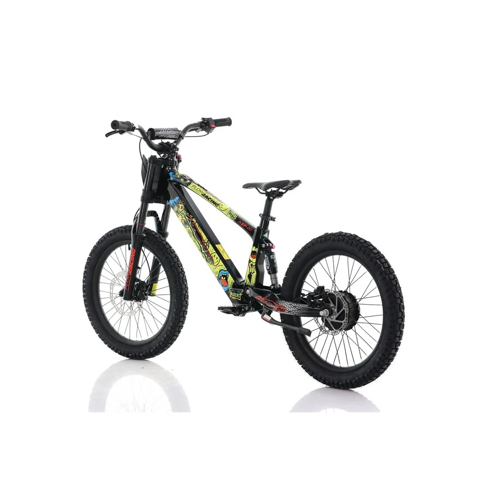 Azonic Flow 20 36V/7.2Ah/750W Electric Balance Bike Rancid Limited Edition Yellow/Multi - Image 4