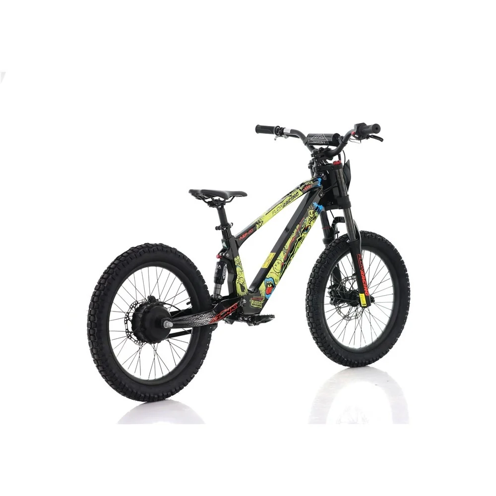 Azonic Flow 20 36V/7.2Ah/750W Electric Balance Bike Rancid Limited Edition Yellow/Multi - Image 5