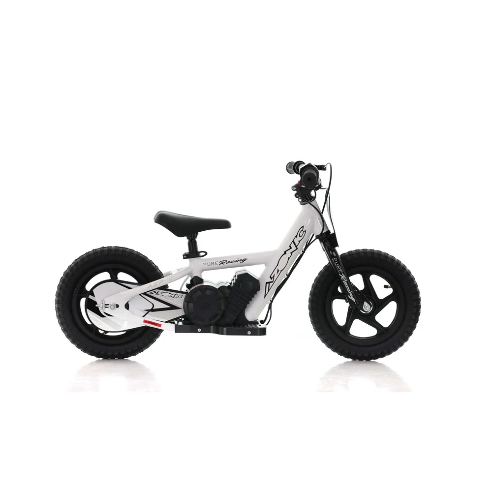 Azonic Pure 12 24V/5.2Ah/170W Electric Balance Bike White/Black - Image 5