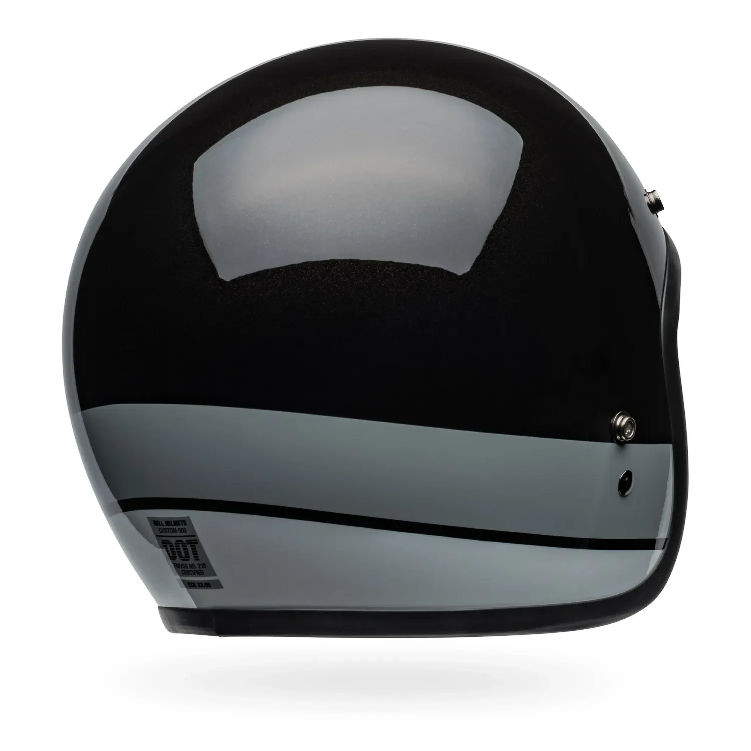 Bell Custom 500 Apex Gloss Black Flake Helmet - Image 8