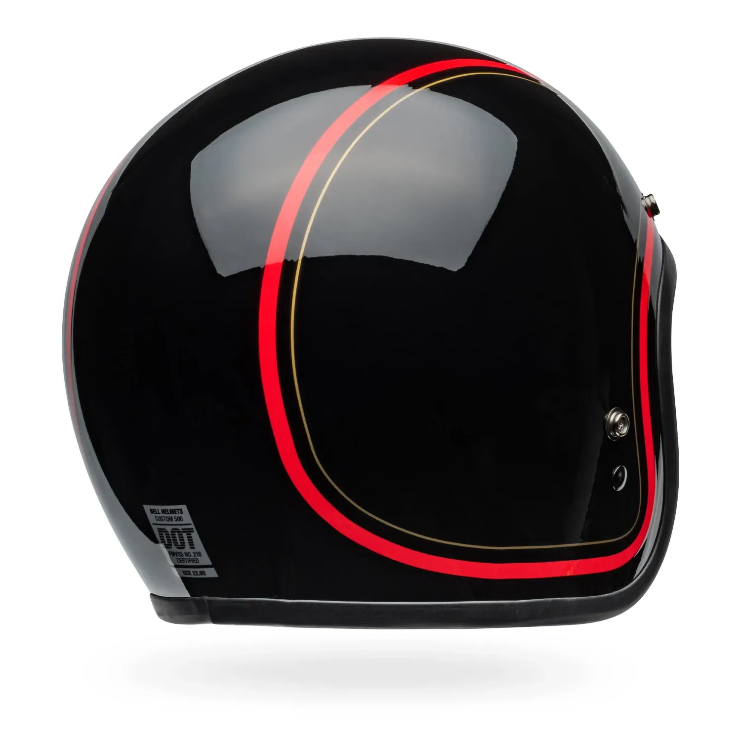 Bell Custom 500 Chief Gloss Black Helmet - Image 8