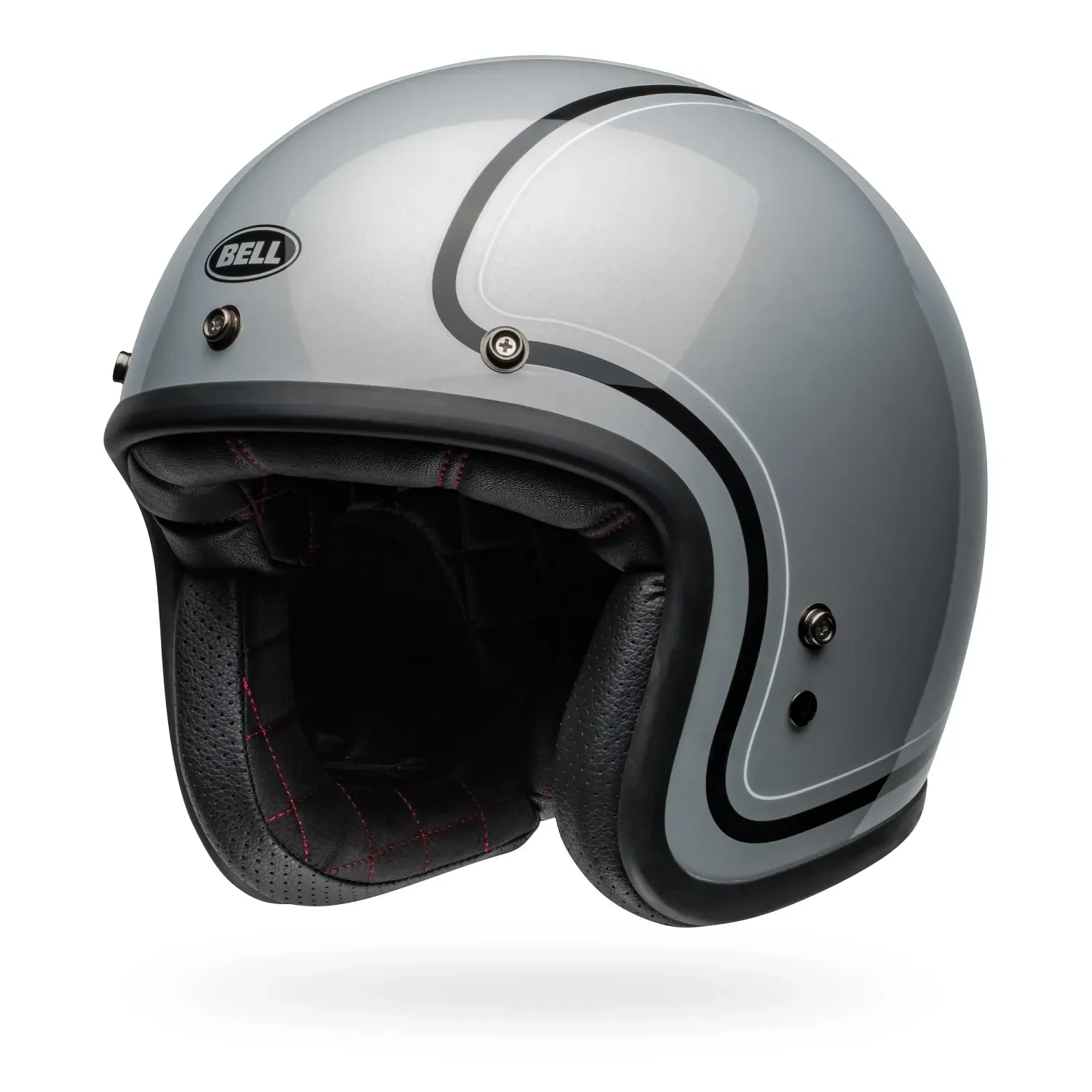 Bell Custom 500 Chief Gloss Grey Helmet - Image 4