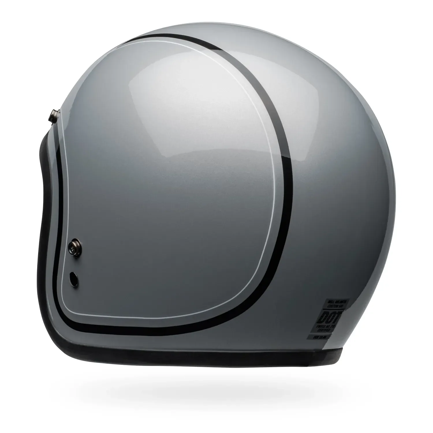 Bell Custom 500 Chief Gloss Grey Helmet - Image 6