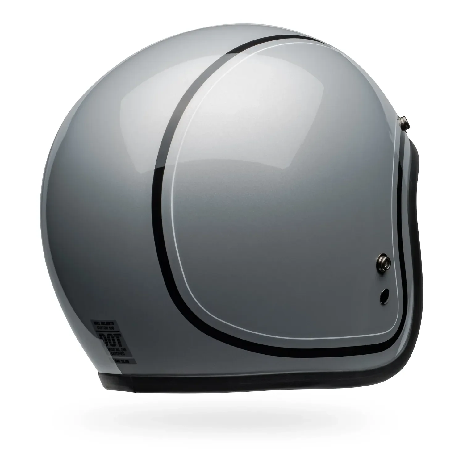Bell Custom 500 Chief Gloss Grey Helmet - Image 8