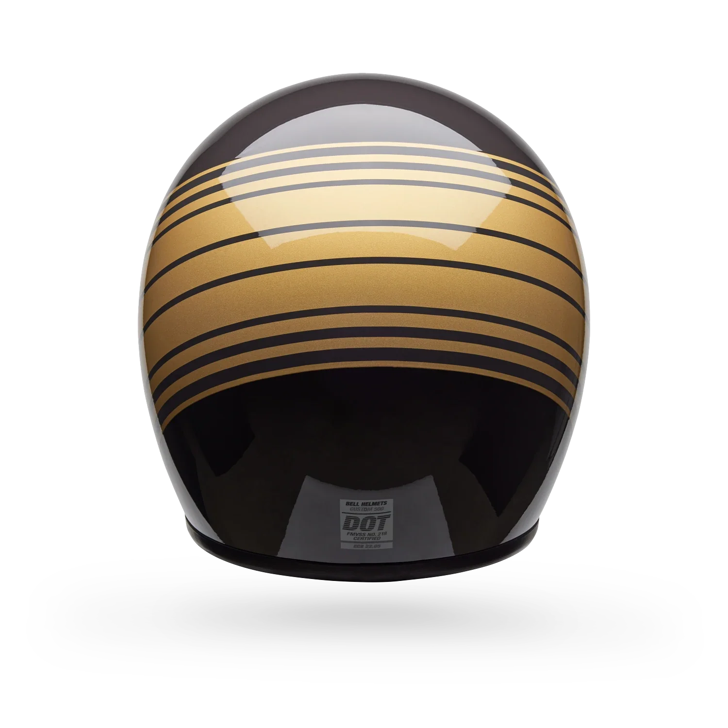 Bell Custom 500 Edge Gloss Brown/Gold Helmet - Image 4