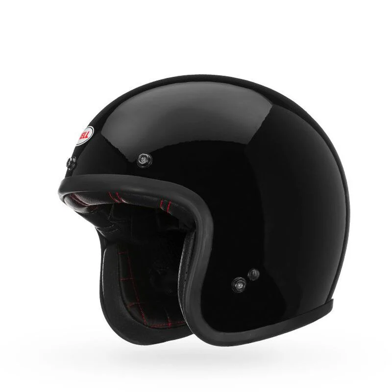 Bell Custom 500 Solid Gloss Black Helmet - Image 3