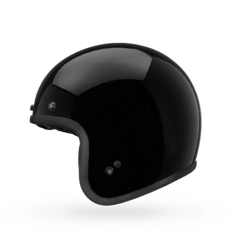 Bell Custom 500 Solid Gloss Black Helmet - Image 4