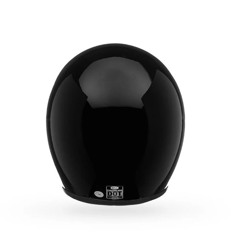 Bell Custom 500 Solid Gloss Black Helmet - Image 5