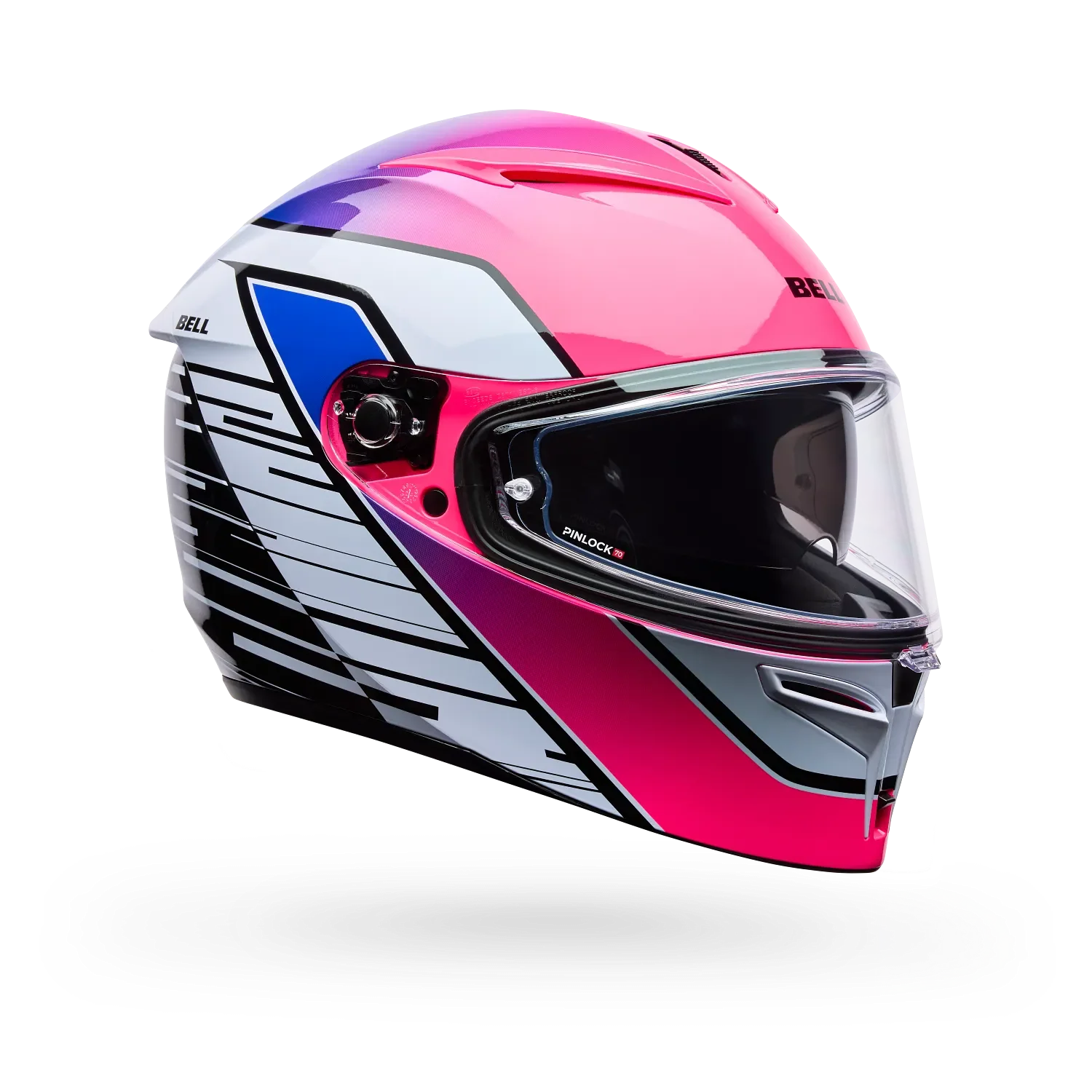 Bell Lithium Mips Transition Gloss Purple/White Helmet - Image 2