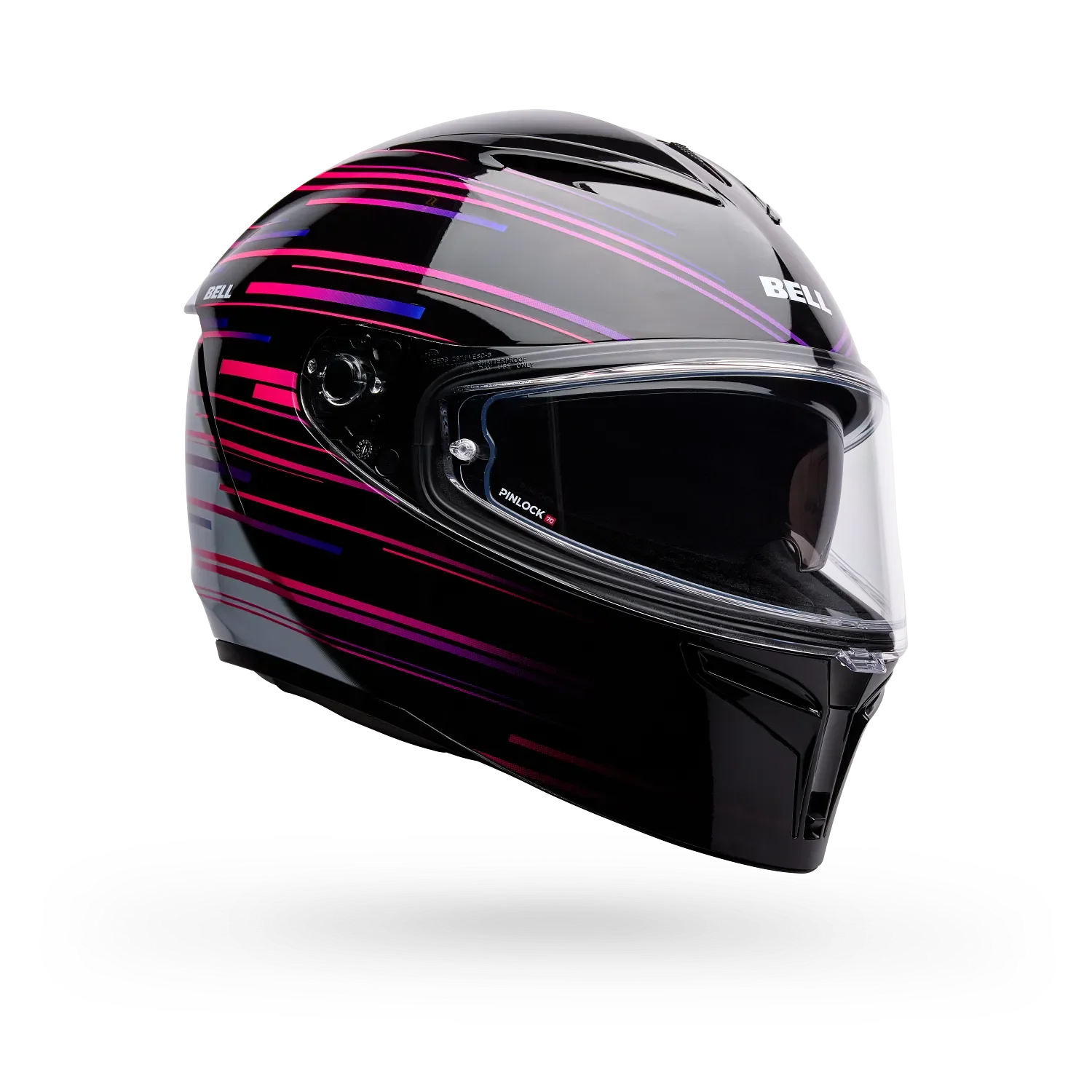 Bell Lithium Velo Gloss Black/Purple Helmet - Image 2