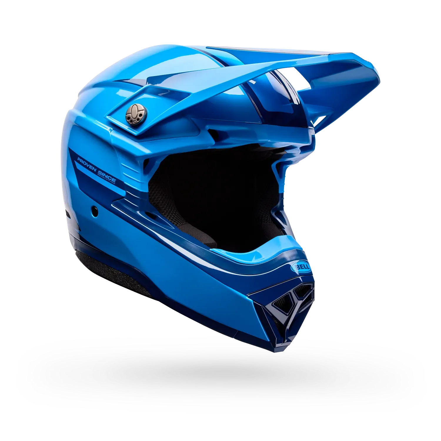 Bell Moto-10 Mips Fade Gloss Blue Helmet - Image 2