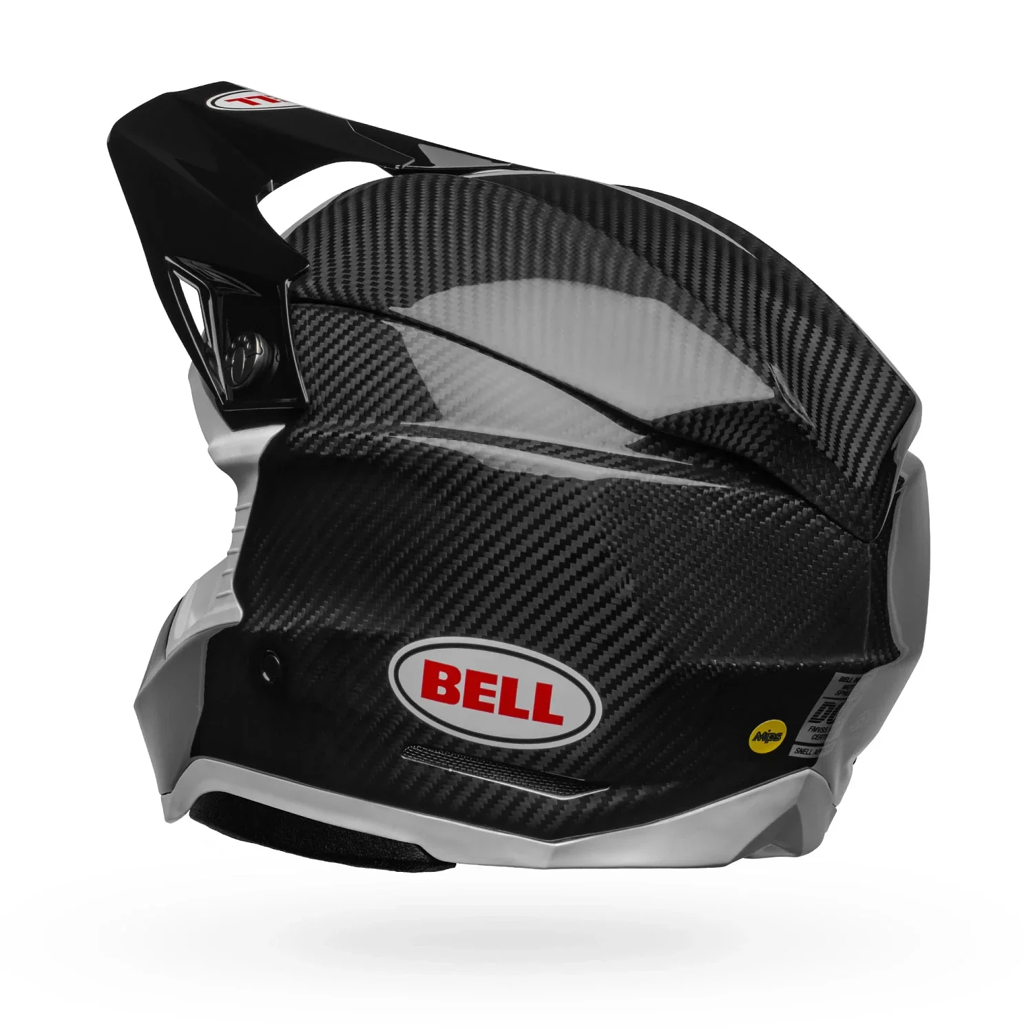 Bell Moto-10 Spherical Gloss Black/White Helmet - Image 6