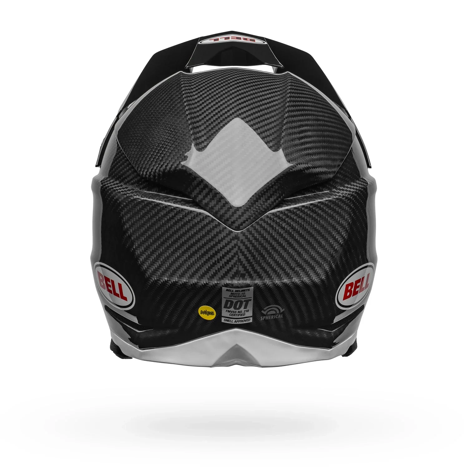 Bell Moto-10 Spherical Gloss Black/White Helmet - Image 7